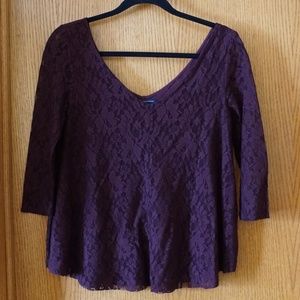 American Eagle Lace Top